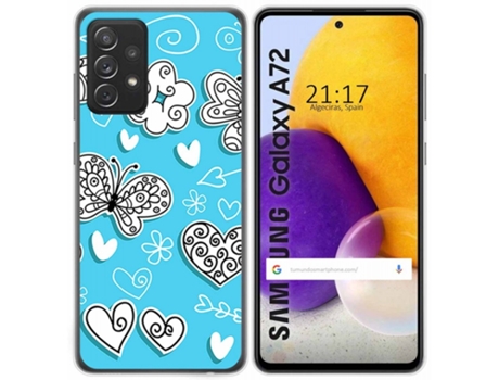 Carcasa Samsung Galaxy A72 TUMUNDOSMARTPHONE Dibujos Multicolor