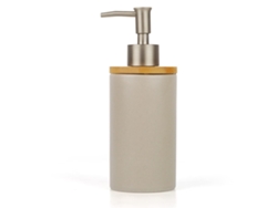 Dispensador De Jabón Cerámico Recargable Para Liquido De Manos Estilo Simple Gris