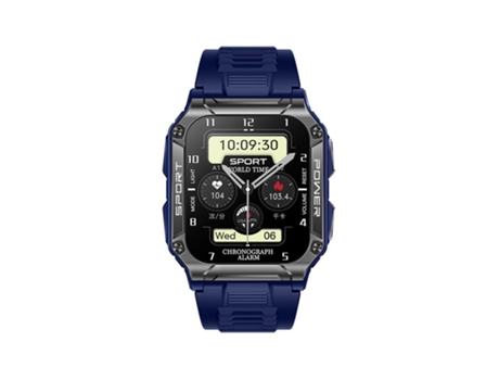 Reloj inteligente militar para hombre con función de llamada Bluetooth, resistente al agua IP69, para iPhone Android, azul VEANXIN