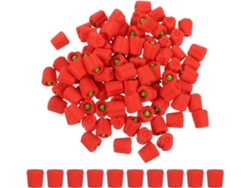 100 Mini Gomas De Borrar Con Forma De Pimiento Para Crear Gomas De Borrar Originales Con Forma De Verdura.