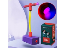 2026-saltador De Espuma Pogo Para Niños Jumper De Espuma Entrenamiento De Equilibrio Juguete Saltar Con Sonidos Chirriantes Flash Morado