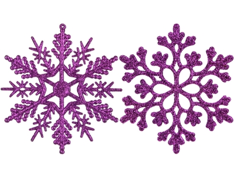 20PCS Adornos de copos de nieve con brillo de Navidad de plástico Decoraciones para árboles de Navidad, Adornos de copos de nieve de plástico, esti...