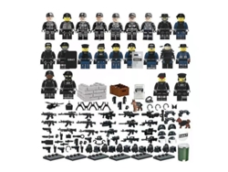2026-19829-set De 22 Mini Figuras Militares Villano Juguetes De Bloques De Construcción Hwm