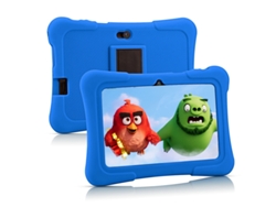 Tableta educativa infantil K7 de 7 pulgadas, 32 GB/1 GB, Android 12 - Funda de silicona Lalalamoli (azul marino)