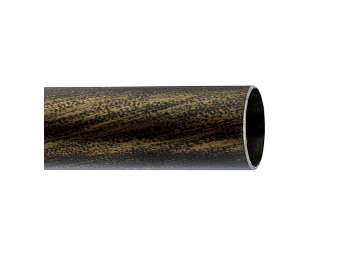 Barra hierro forja 20 mm. x 1,50 metros negro dorado