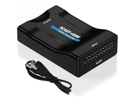 Convertidor Scart a HdmiAdaptador Scart Hdmi 720-1080P Adaptador de Audio Scart de vídeo para Sky Hd Blu Ray Dvd Hdtv Stb 115