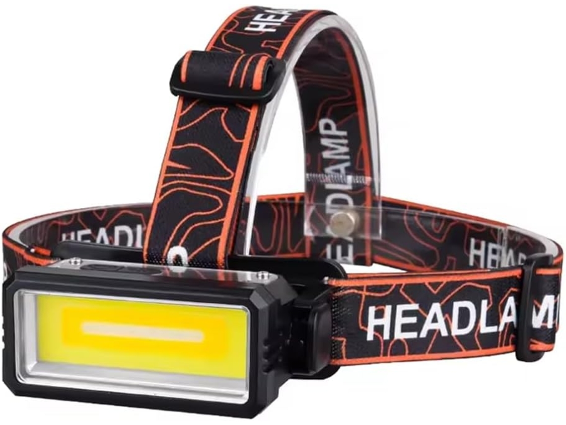 Linterna Frontal Led Cob Para Camping Con Sensor, Resistente Al Agua, De Alta Potencia, Luz Para Pesca Al Aire Libre.
