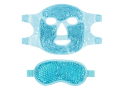(azul) Una Máscara De Ojos Refrescante O Una Compresa De Hielo Pueden Reducir Las Ojeras Y Las Bolsas Alrededor De Los Ojos.