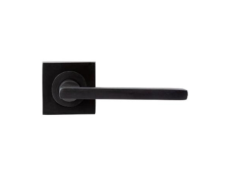 Roseta alum.cuad rental 50x50 negro mate