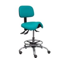 Taburete de Oficina PYC Zarza Verde (Similpiel)