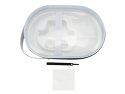 Estuche Rígido Transparente De Eva Y Pc Para Ios Vision Pro Con Compartimentos Y Accesorios.