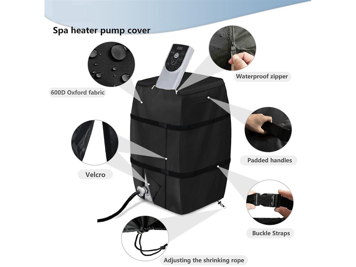 Cubierta Para Bomba De Calentador De Jacuzzi/spa, Cubierta Aislante Impermeable Para Bomba De Jacuzzi/spa Para Múltiples Usos