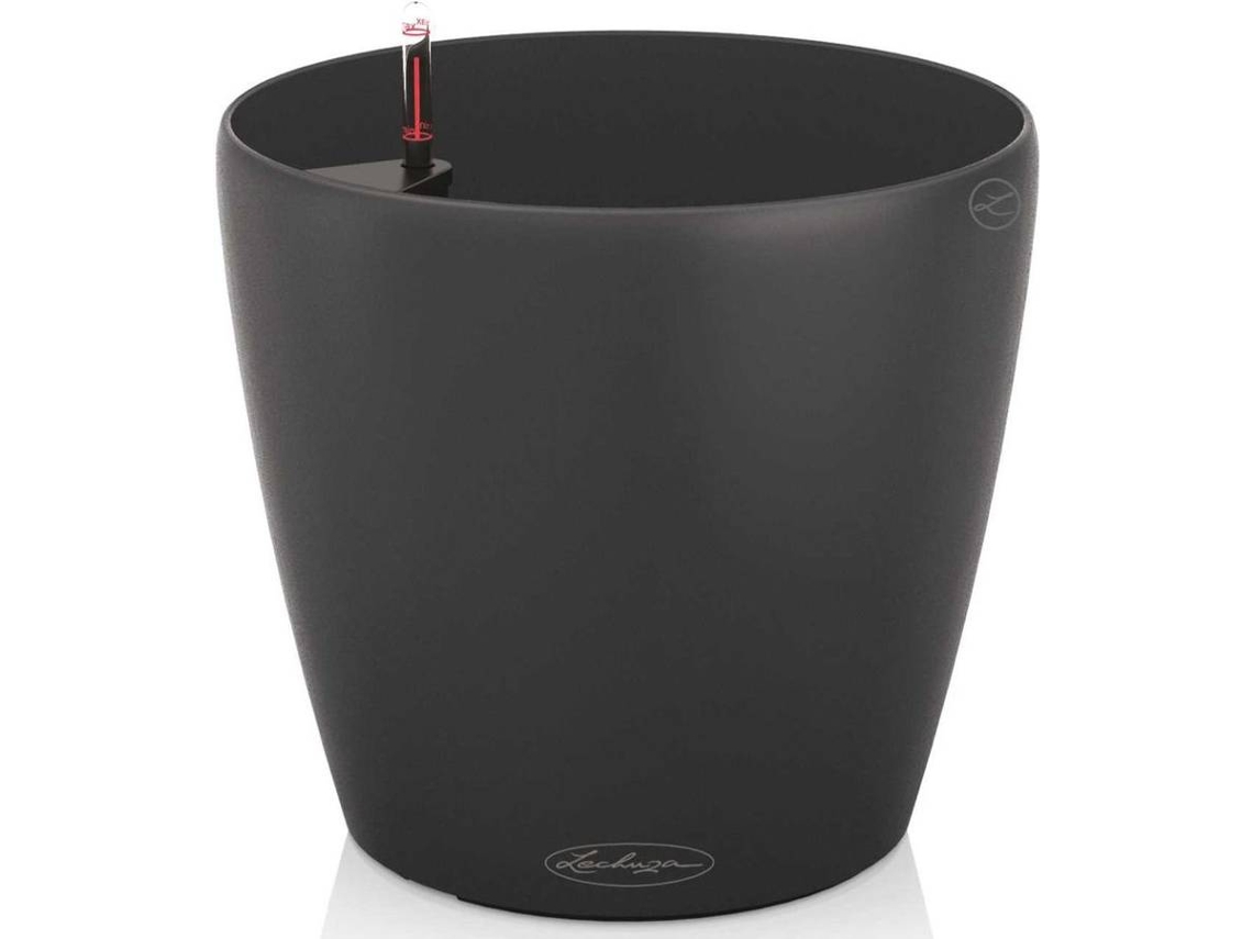 LECHUZA Macetero Classico Color 43 ALL-IN-ONE gris pizarra 13224