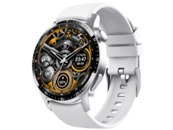 Reloj inteligente F207 de silicona gris plateado para bicicleta eléctrica