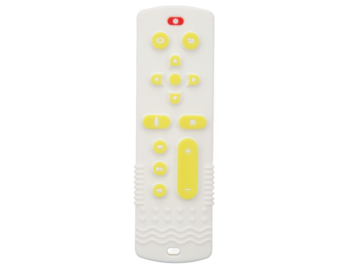 Juguete De Silicona Para La Dentición Con Forma De Mando A Distancia De Tv Para El Desarrollo Sensorial Del Bebé.