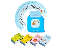 Ats-tarjetas Flash Para Niños Juguetes De Aprendizaje De Habla Juguetes Educatsivos Preescolares Con 224 Palabras