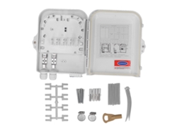 Caja De Distribución De Fibra Óptica Abs Ip65 De 8 Núcleos Para Uso En Interiores Y Exteriores.