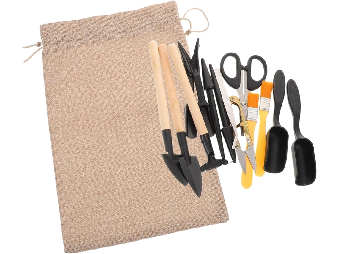 Kit De Herramientas De Jardinería De 15 Piezas Para Plantas De Interior, Trasplante De Macetas Pequeñas Y Flores.