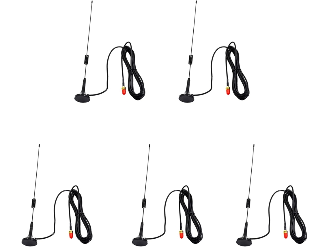 Antena Magnética De Doble Banda 5x Para Coche Ut-106uv Sma-hembra Para Walkie-talkie Uv-5r-