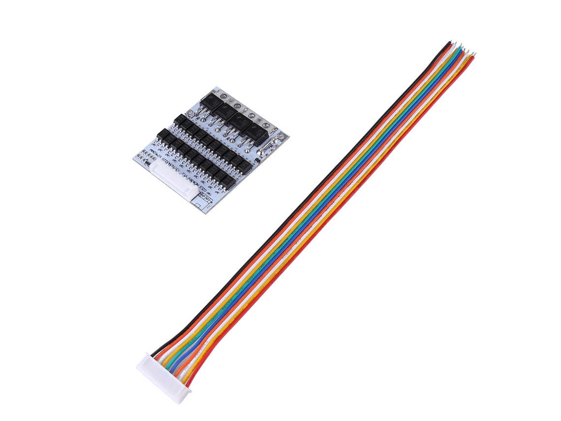 Placa De Proteção De Bateria Li Ion 10s 36v 40a Bms Com Balanço Para Baterias Ternárias De Cobalto