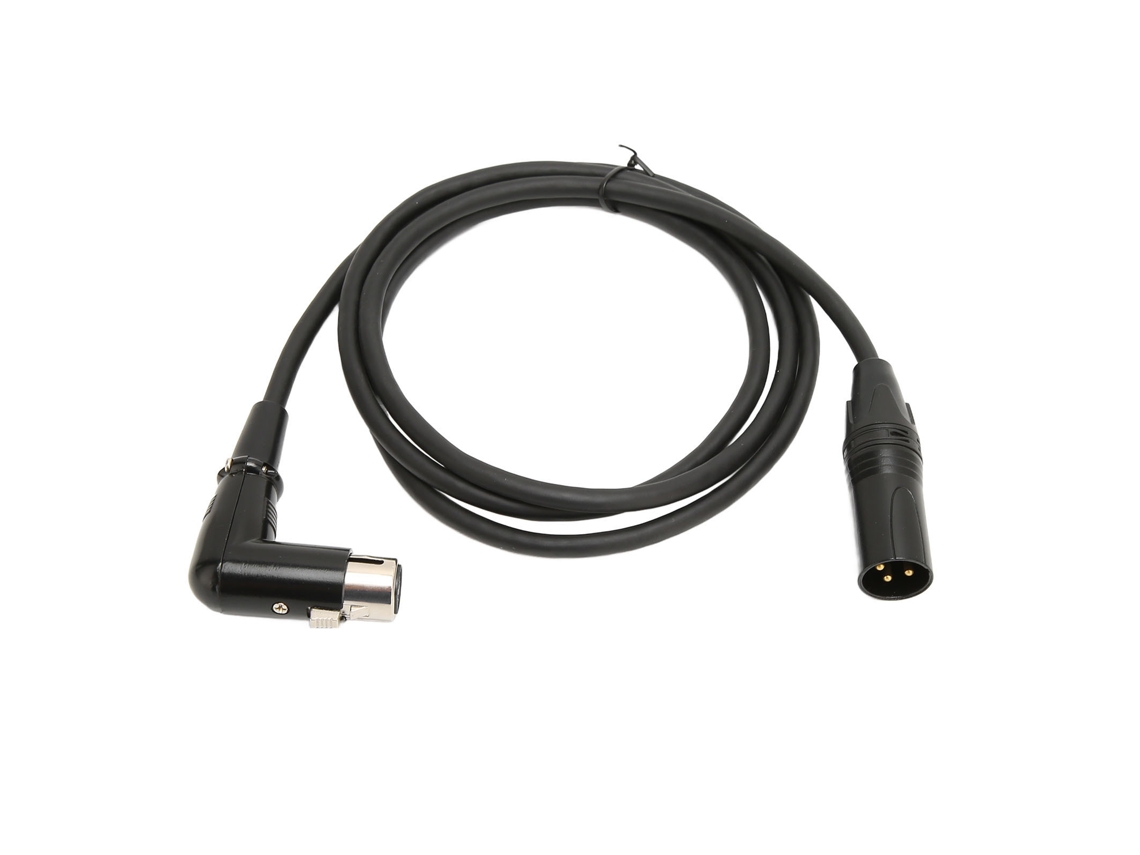Cabo De Microfone Xlr Macho Reto Para Fêmea Ângulo 3 Pinos 1,5m/4,9ft Transmissão Sem Perdas