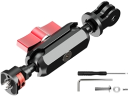Adaptador Para Brazo De Trípode, Conector De 1/4", Tornillo Articulado, Jaula Para Cámara