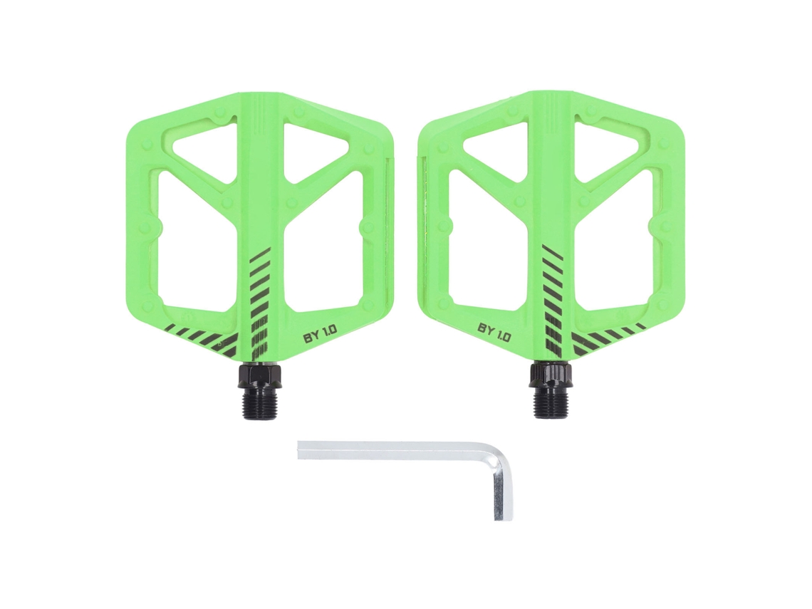 Jinwei-pedal Plano Antideslizante De Fibra De Nailon Para Bicicleta De Carretera Y Montaña Verde