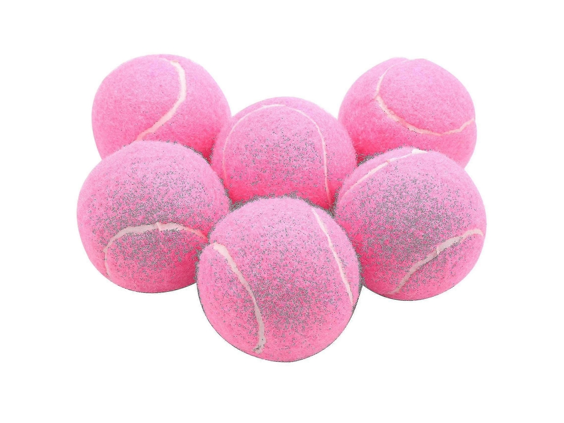 Rebe-6 Bolas De Tênis Rosa Resistentes Ao Desgaste Elásticas 66mm Para Mulheres Iniciantes A - B