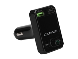 Adaptador De Radio Para Coche Con Bluetooth Fm Y Cargador Usb Dual, Compatible Con Smartphones.