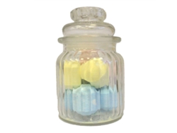 Frasco de Doces Linhas Verticais 8,5X5,5 Cm