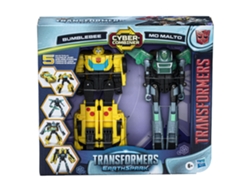 TRANSFORMERS EarthSpark Cyber-Combiner Terran Bumblebee y Mo Malto Figura TRANSFORMERS 6 Años