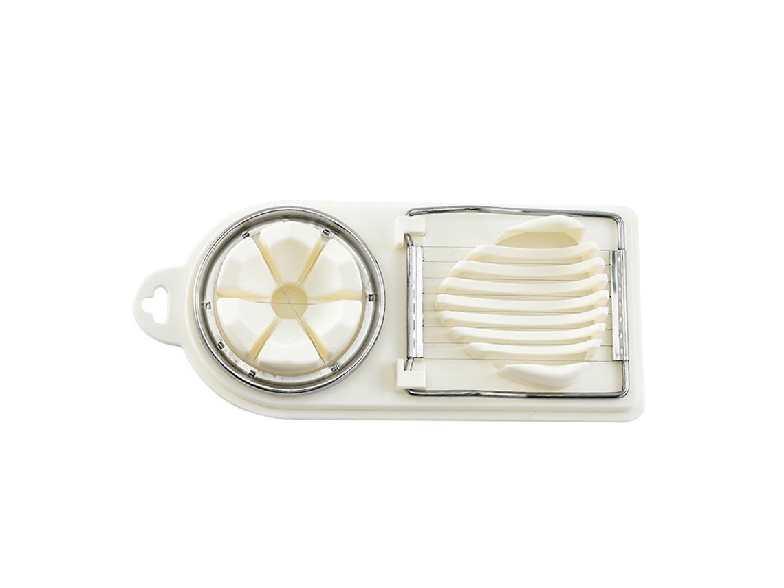 Cortador de huevos multifuncional 2 en 1 de acero inoxidable para frutas y huevos - Accesorios de cocina