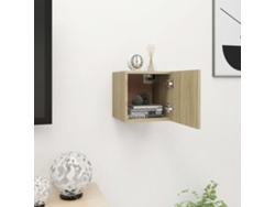 Mueble de Armario Tv de Pared 30,5X30X30 Cm Roble Sonoma