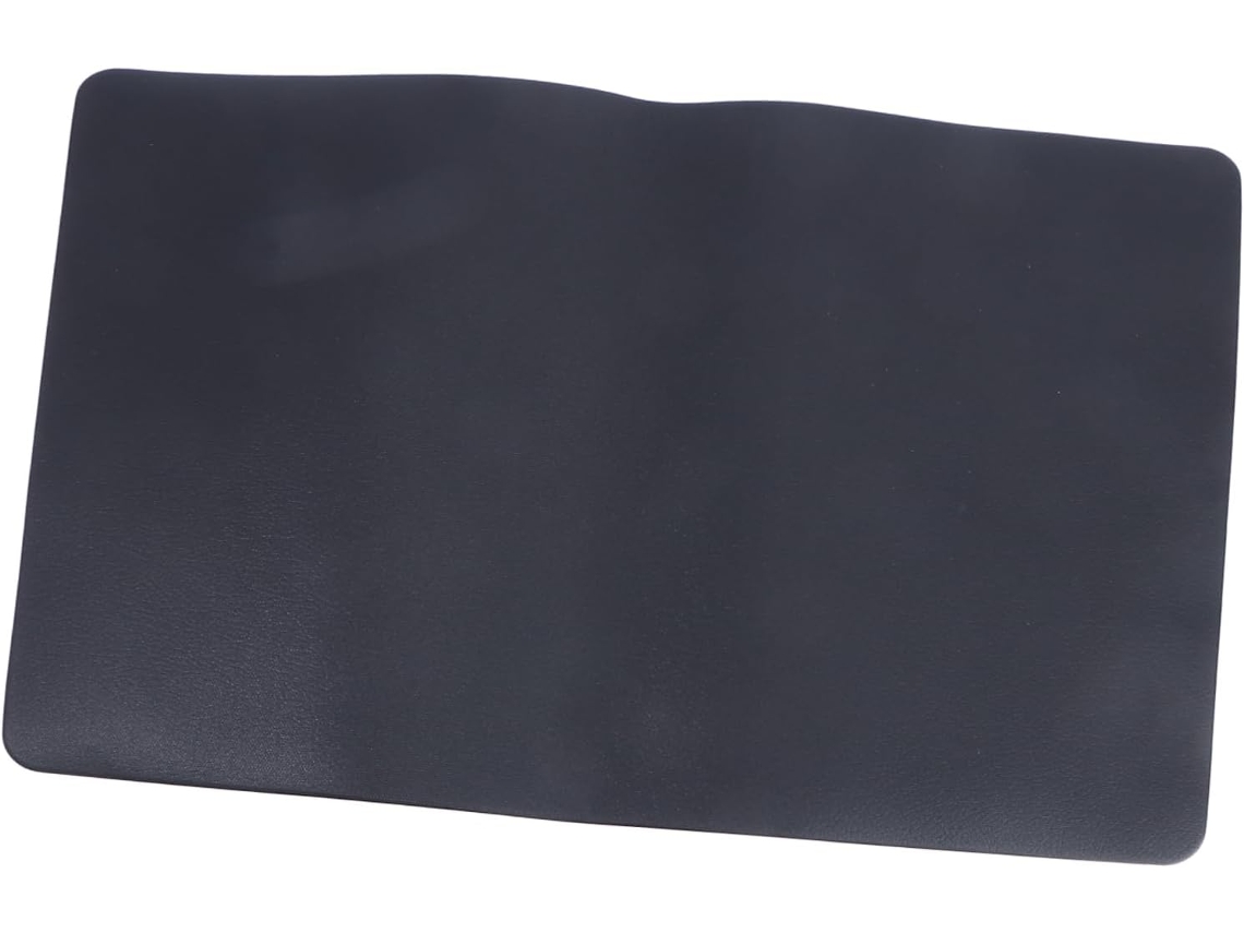 Mantel Individual De Cuero Negro, Tapete Decorativo Aislante Térmico Para El Hogar Y Fiestas.