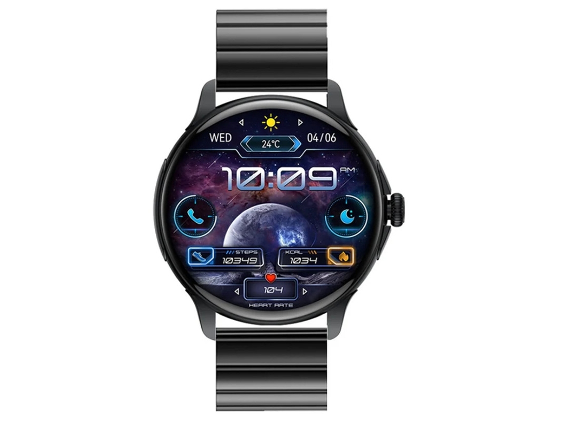 Reloj inteligente con llamadas Bluetooth, control de voz, esferas de reloj personalizables, actualizaciones meteorológicas, reproducción de música Yizhood