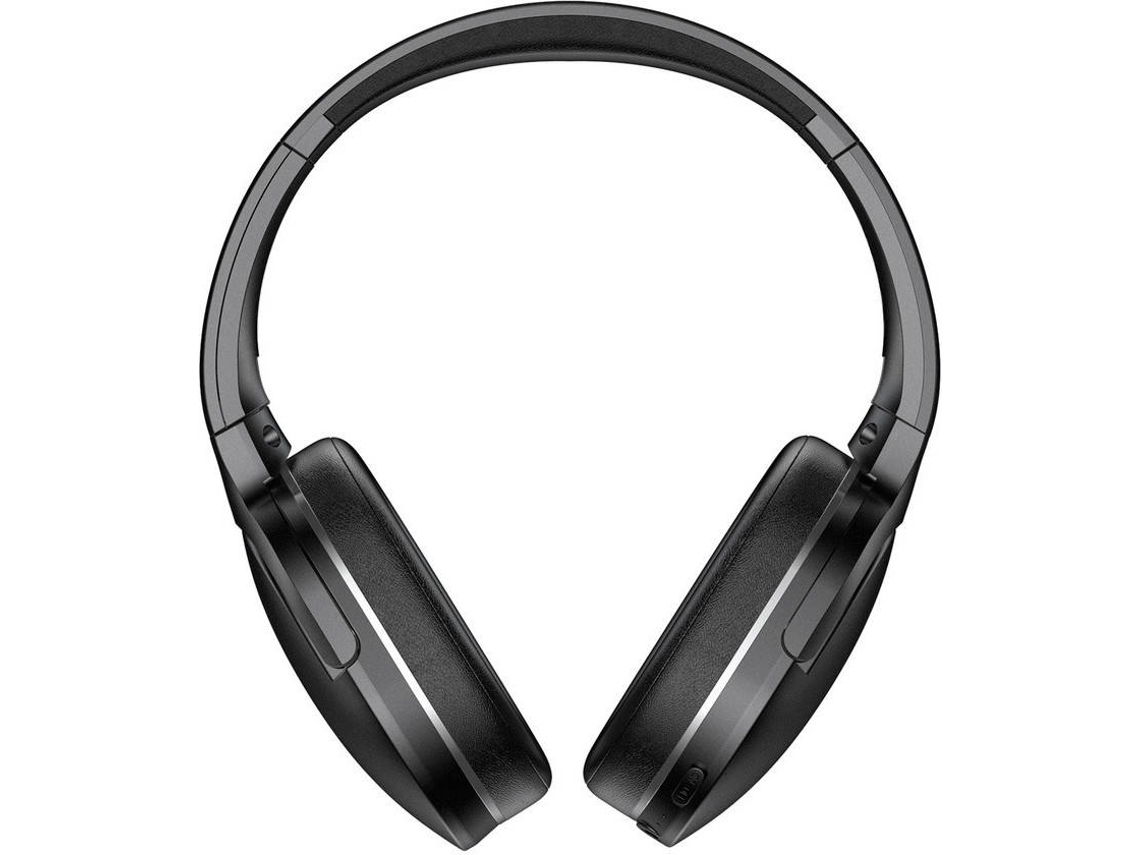 Auriculares BASEUS D02 (Over Ear - Micrófono - Negro)