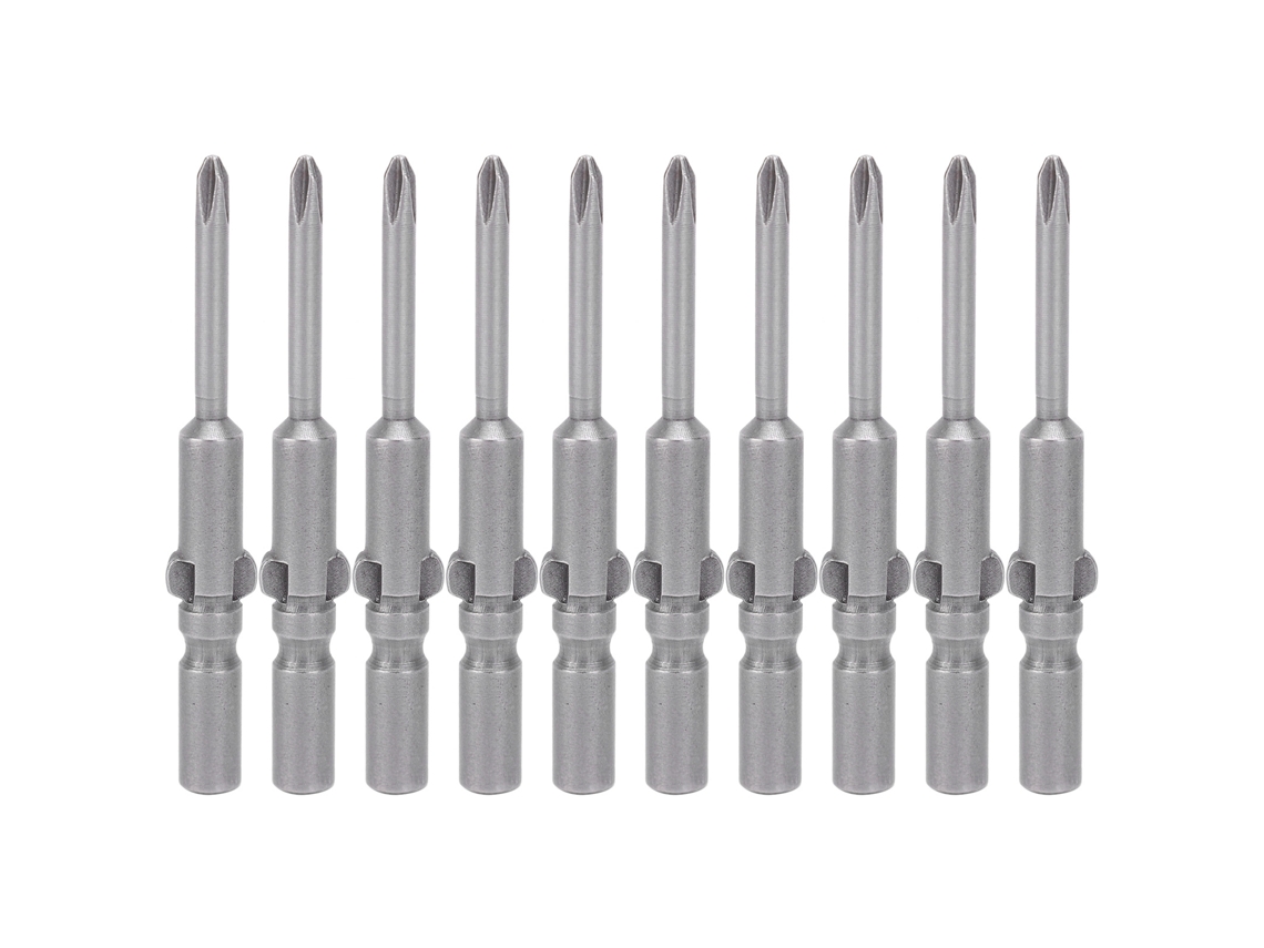 10 Puntas Para Destornillador Eléctrico, Cabeza Phillips, Acero Aleado S2 Magnético, 3 Mm, 6 X 60 Mm, Herramientas Manuales