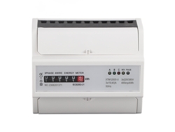 Medidor Eléctrico Digital Trifásico De 4 Hilos Y 7 Pines Para Riel Din, Kwh, 10(40)a, 220v/380v