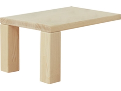 Mesita de Noche BENLEMI Nanoc con Patas (Marrón - Madera - 32x41x33 cm)