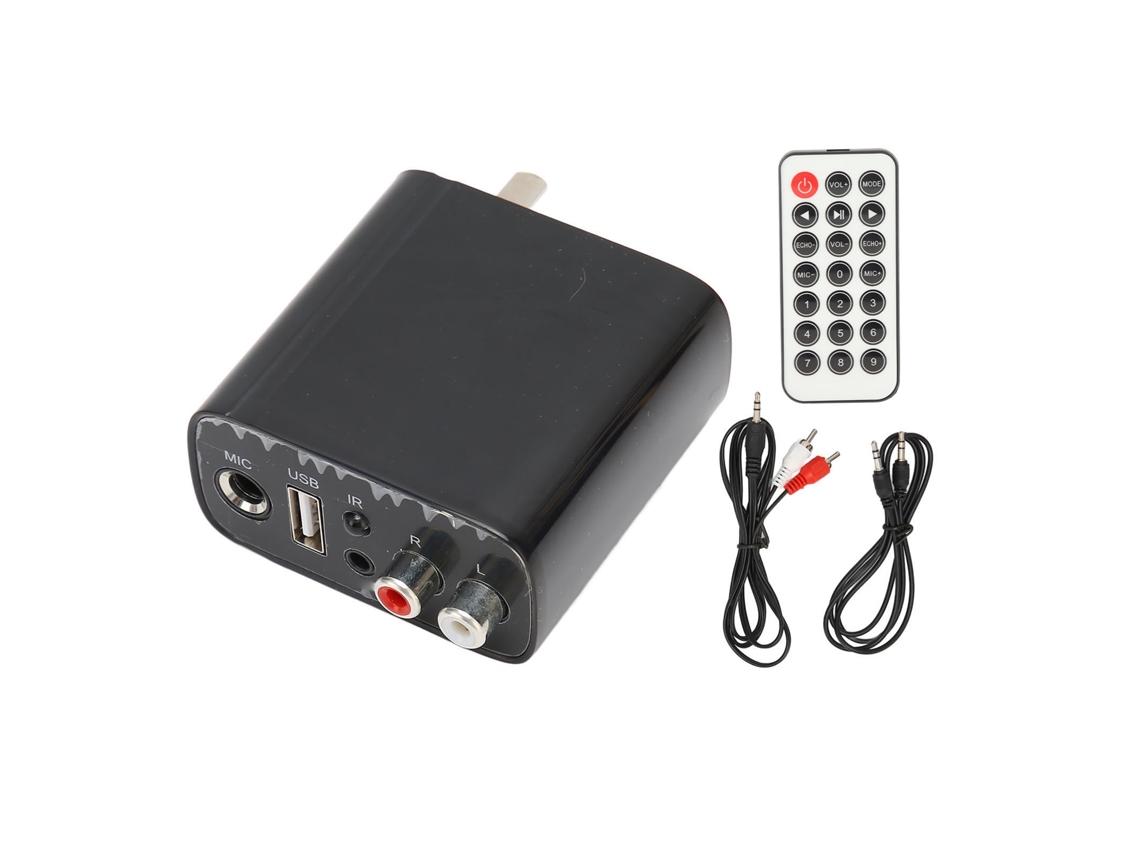 Receptor De Audio Bluetooth (admite Reproducción De Música Bluetooth/unidad Usb, Entrada De Micrófono)