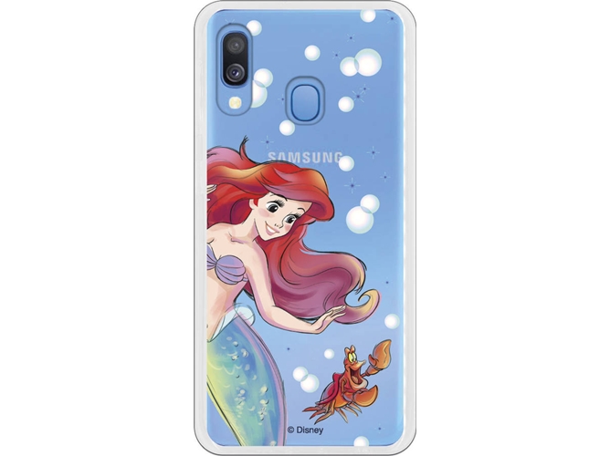 Carcasa Samsung Galaxy A20e DISNEY Ariel y Sebastián Multicolor