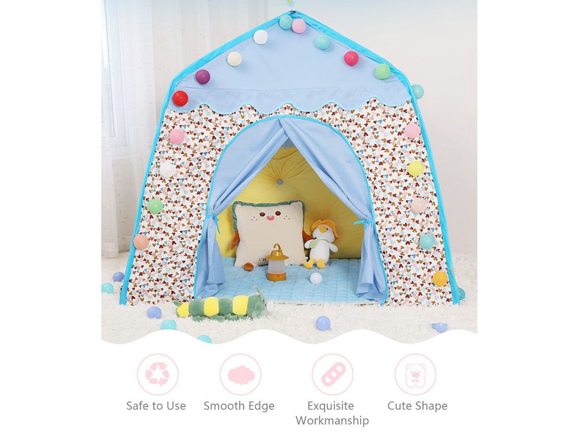 Gran Tienda De Juegos Con Forma De Castillo De Princesa Oxford Con Bolsa Para Niños, Para Uso Interior/exterior.