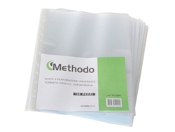 METHODO 50 Medium Liscia Protector de Hojas A4 Polipropileno Pp 50 Piezas