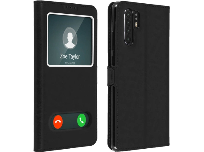 Funda Huawei P30 Pro AVIZAR Window Negro