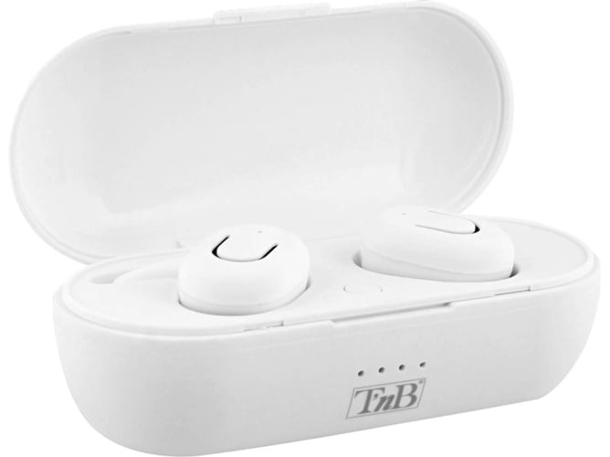 Auriculares Bluetooth True Wireless TNB Dude (In Ear - Micrófono - Blanco)