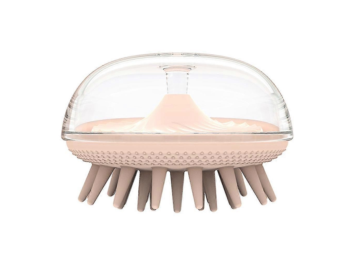 Cepillo de champú redondo con forma de medusa, de silicona para masaje del cuero cabelludo, de Rosewell
