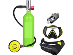 Mini Cilindro De Oxígeno Para Buceo Con Respirador Portátil De 1 Litro De Capacidad (color: