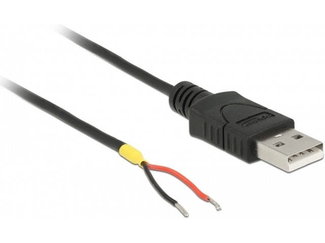 Cable USB DELOCK (USB - USB - 1.5 m - Negro)