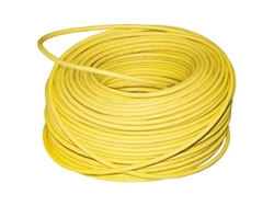 Cable de red Lk6A100Y Cable de integración Cat 6A Utp sin blindaje Awg24 Halógeno Flexible Color amarillo 100M ENLACE