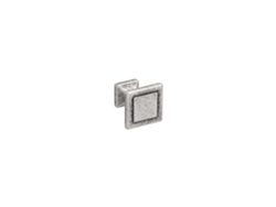 Pomo Para Muebles De Zamac Diámetro 24mm X 24 Plata Brillante Lote De 6
